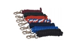Poly Lead Rope - 5/8 in. Nickel Plated Buffalo Snap - Two Toned 