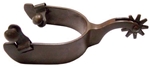 Ant Brn Spur Mens - Plain 1 in. Band 2 in. Shank 
