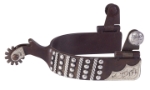 Ant Brn Spur Mens Eng W/SS Dots 1-1/2 in. Shank 