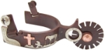 Ant Brn Spur Mens Cowboy Pray 