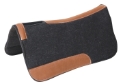 Sq. 1 in. Wool Felt SaddleBack Contoured TGL w/Hair Barrel 32 in.x32 in. 